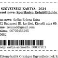 Szövetségi kartya 2024