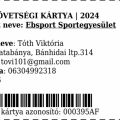 MEOESZ kártya2024