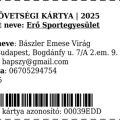 Szövetségi kártya 2025