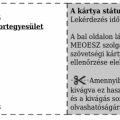 MEOESZ szöv. kártya 2025