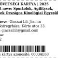 Szövetségi kártya 2025