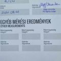 Hivatalos mérési eredmény