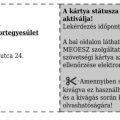 Szövetségi kártya 2025