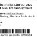 MEOESZ kártya 