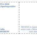 2026 MEOESZ kártya