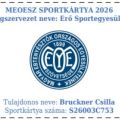 MEOESZ Sportkártya