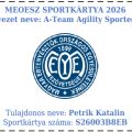 2026 MEOESZ Sportkártya