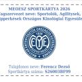 2026 sportolói kártya